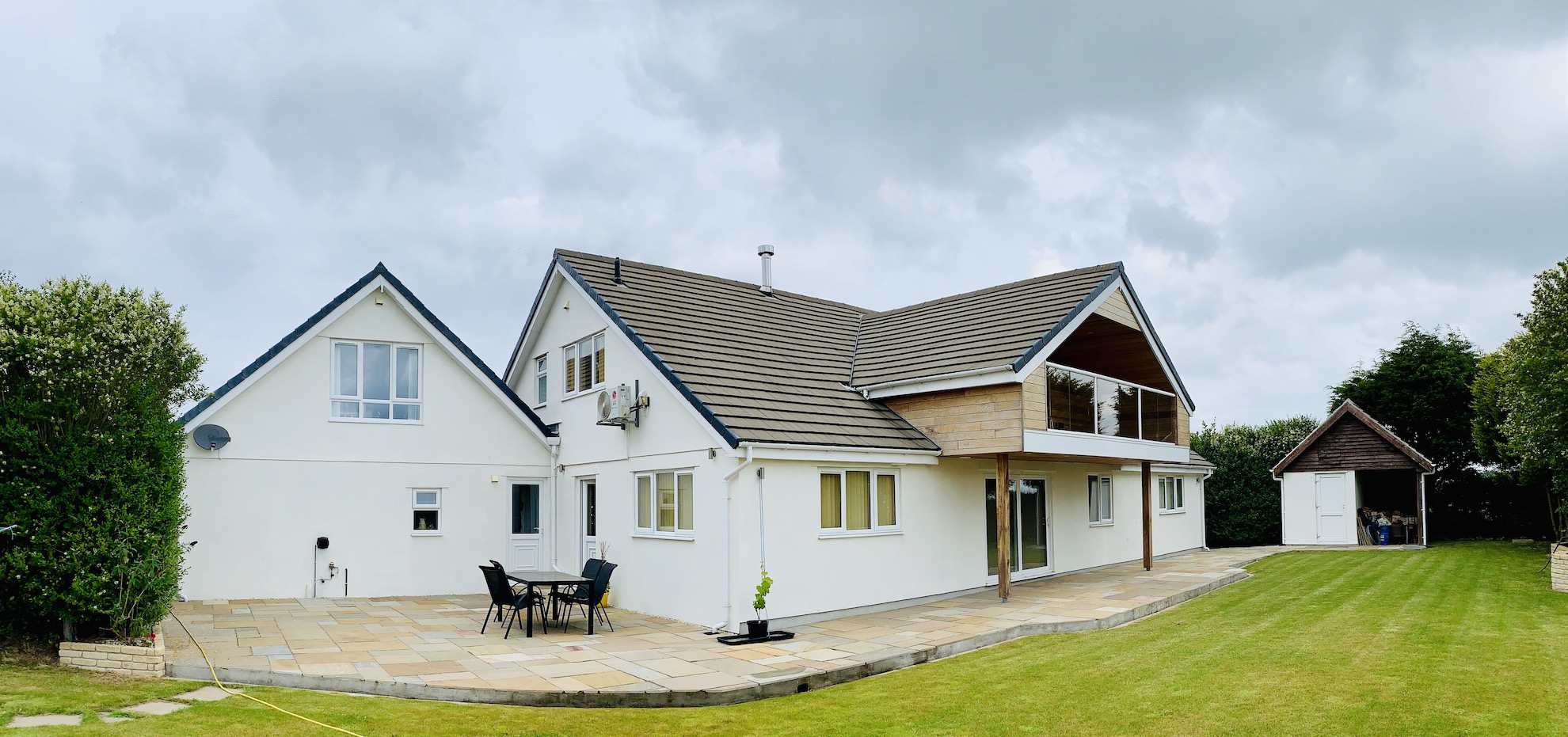 Dormer Bungalow with Rear Balcony in Gable End