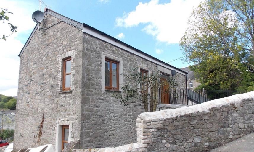 After image of rear of property with fire exit staircase