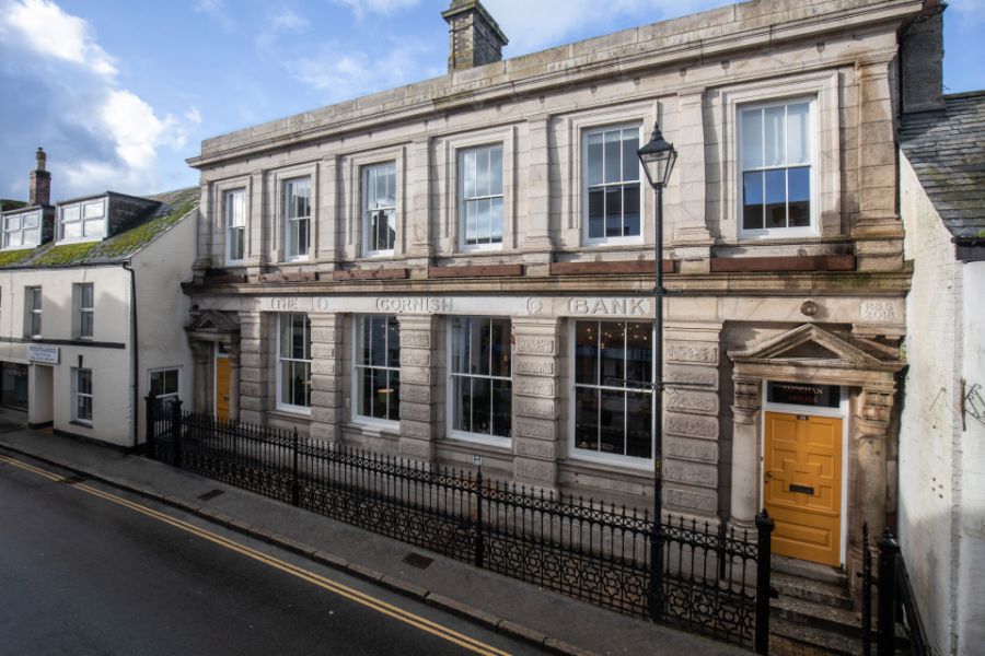Front of converted bank